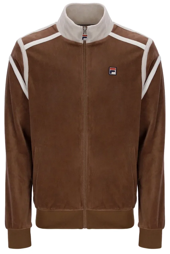 Cappuccino Gabriele Contrast Panel Track Top