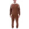 Cappuccino Gabriele Contrast Panel Track Top