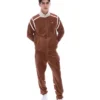 Cappuccino Gabriele Contrast Panel Track Top