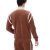 Cappuccino Gabriele Contrast Panel Track Top