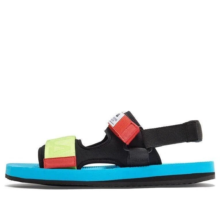 Capri Sandal "Black Blue Red"