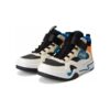 Casual High-Top Skate Shoes "White Black Orange"