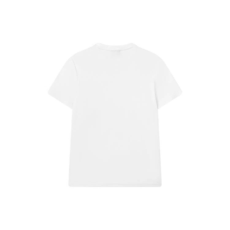 Casual Round Neck Short Sleeve White