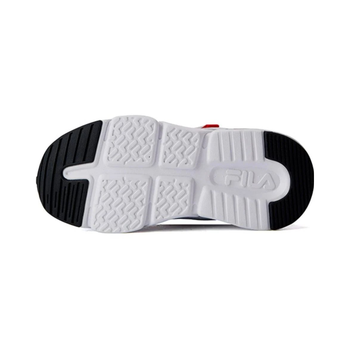 Casual Running Shoes "White Black Red"