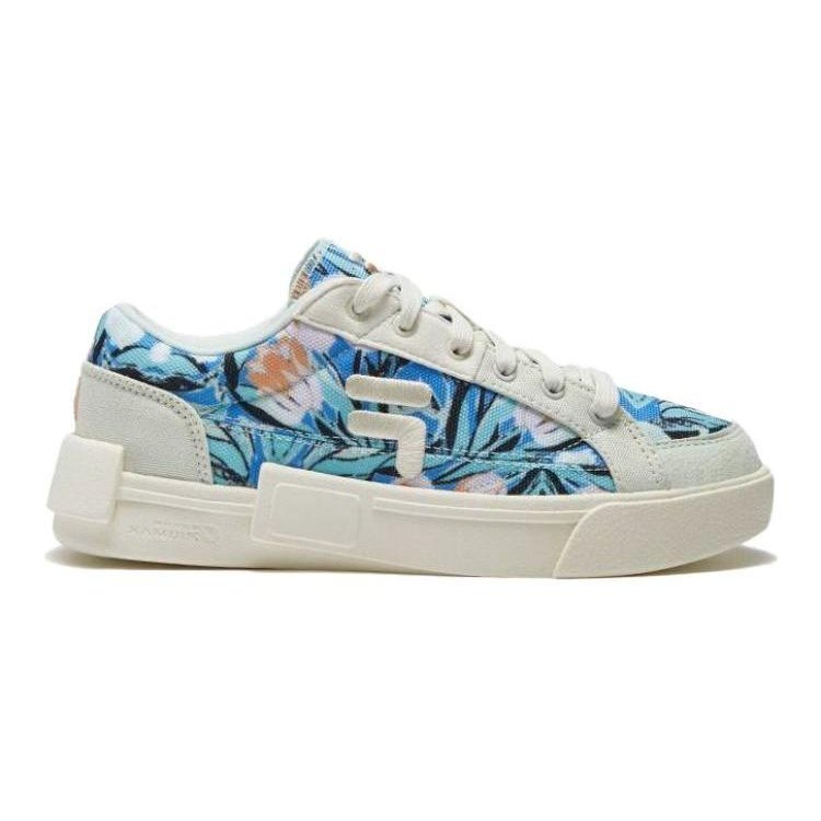 Casual Skate Shoes "White Blue"