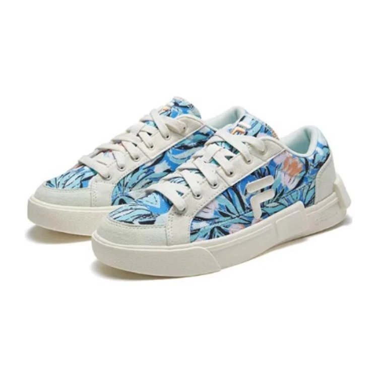 Casual Skate Shoes "White Blue"