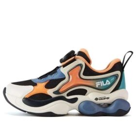 Casual Sneakers "White Orange Blue"