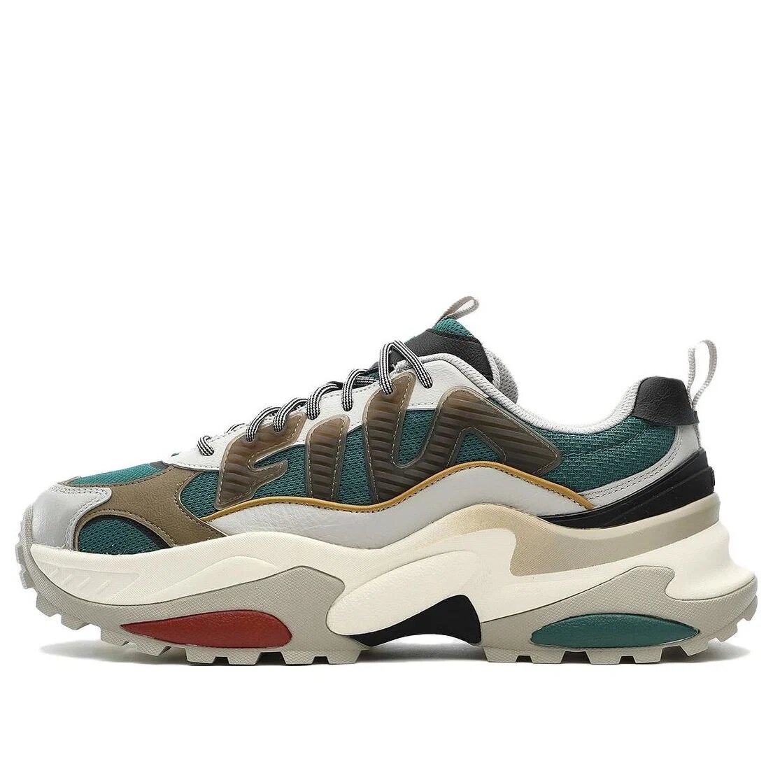 Cella Sneakers "Beige Green Brown"