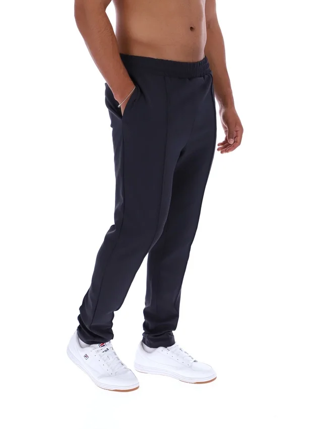 Charcoal Molveno Pin Tuck Slim Leg Pants
