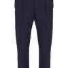 Charcoal Molveno Pin Tuck Slim Leg Pants