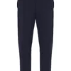 Charcoal Molveno Pin Tuck Slim Leg Pants