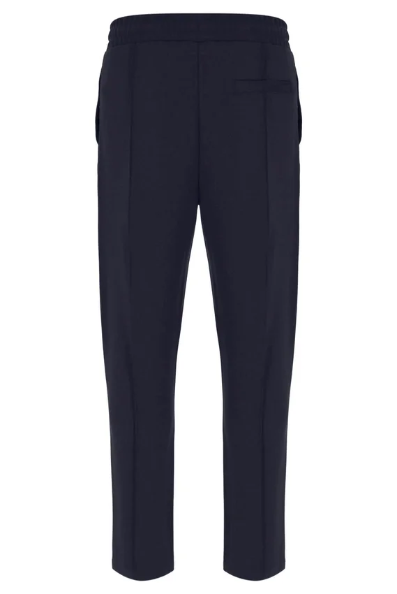 Charcoal Molveno Pin Tuck Slim Leg Pants