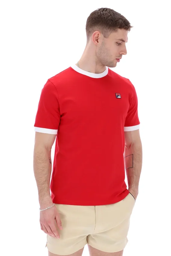 Chinese Red Marconi Essential Ringer T-Shirt