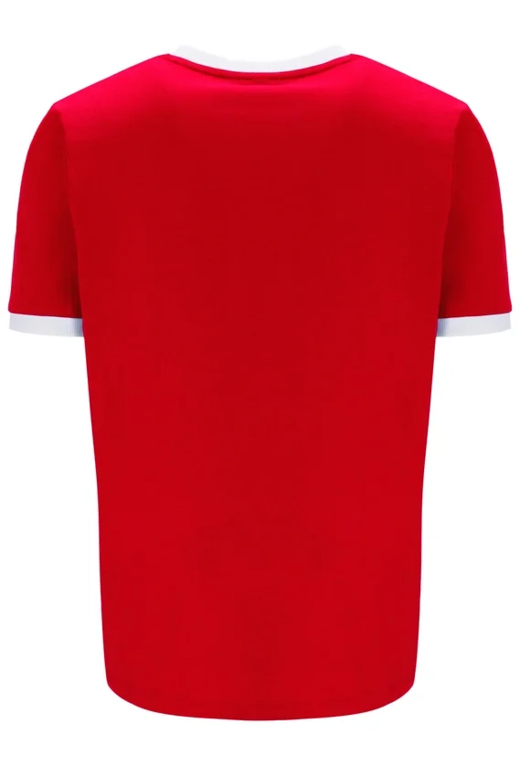 Chinese Red Marconi Essential Ringer T-Shirt