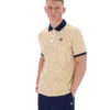 Classic Beige BB1 Classic Vintage Striped Polo