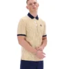Classic Beige BB1 Classic Vintage Striped Polo
