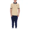 Classic Beige BB1 Classic Vintage Striped Polo