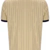 Classic Beige BB1 Classic Vintage Striped Polo