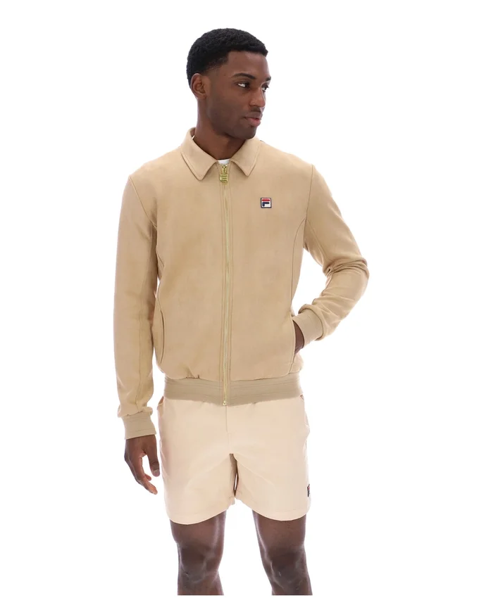 Classic Beige Francesco Suede Jacket
