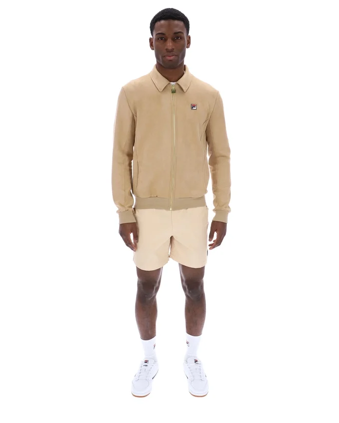 Classic Beige Francesco Suede Jacket