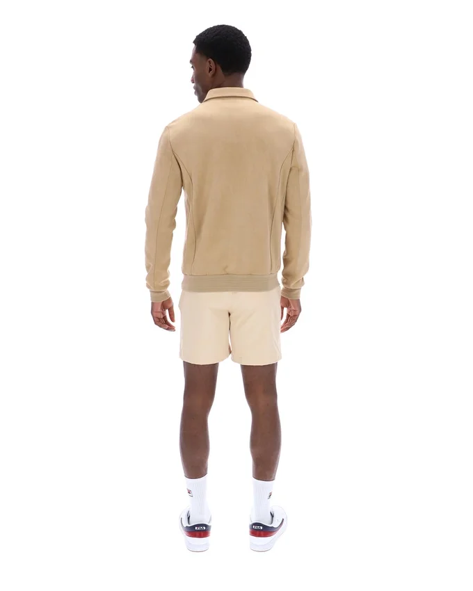 Classic Beige Francesco Suede Jacket