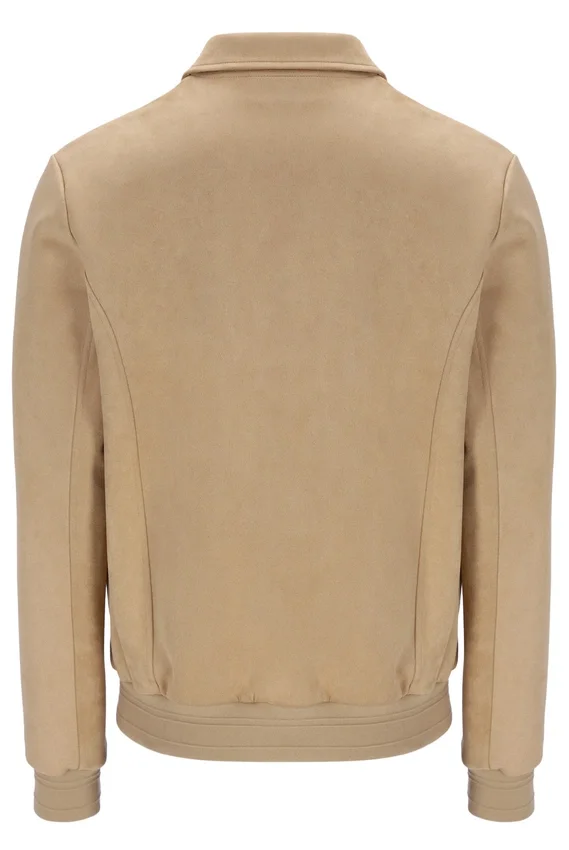 Classic Beige Francesco Suede Jacket