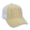 Classic Beige Hazza Large 1911 Embroidered Mesh-Back Cap