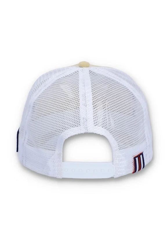 Classic Beige Hazza Large 1911 Embroidered Mesh-Back Cap