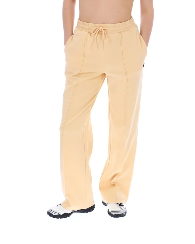 Classic Beige Marina Wide-Leg Trackpant