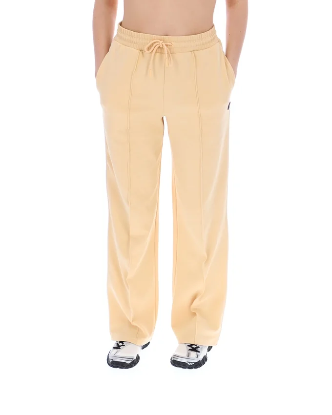 Classic Beige Marina Wide-Leg Trackpant