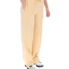 Classic Beige Marina Wide-Leg Trackpant