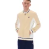 Classic Beige Settanta Baseball Track Top
