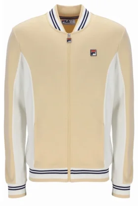 Classic Beige Settanta Baseball Track Top