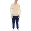 Classic Beige Settanta Baseball Track Top