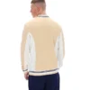Classic Beige Settanta Baseball Track Top