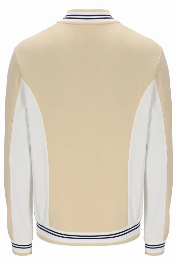 Classic Beige Settanta Baseball Track Top