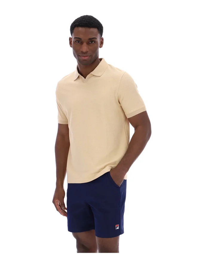 Classic Beige Tristiano Textured Polo