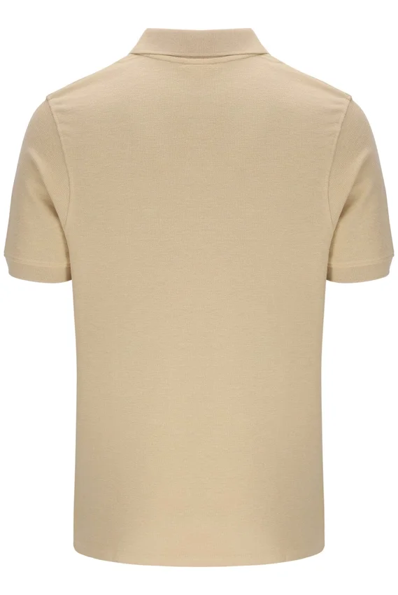 Classic Beige Tristiano Textured Polo