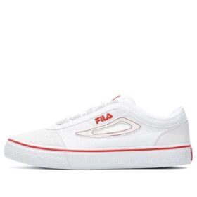CLASSIC BOARDER skateboard canvas shoes White/red