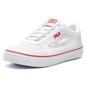 CLASSIC BOARDER skateboard canvas shoes White/red