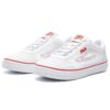 CLASSIC BOARDER skateboard canvas shoes White/red