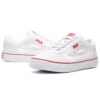 CLASSIC BOARDER skateboard canvas shoes White/red