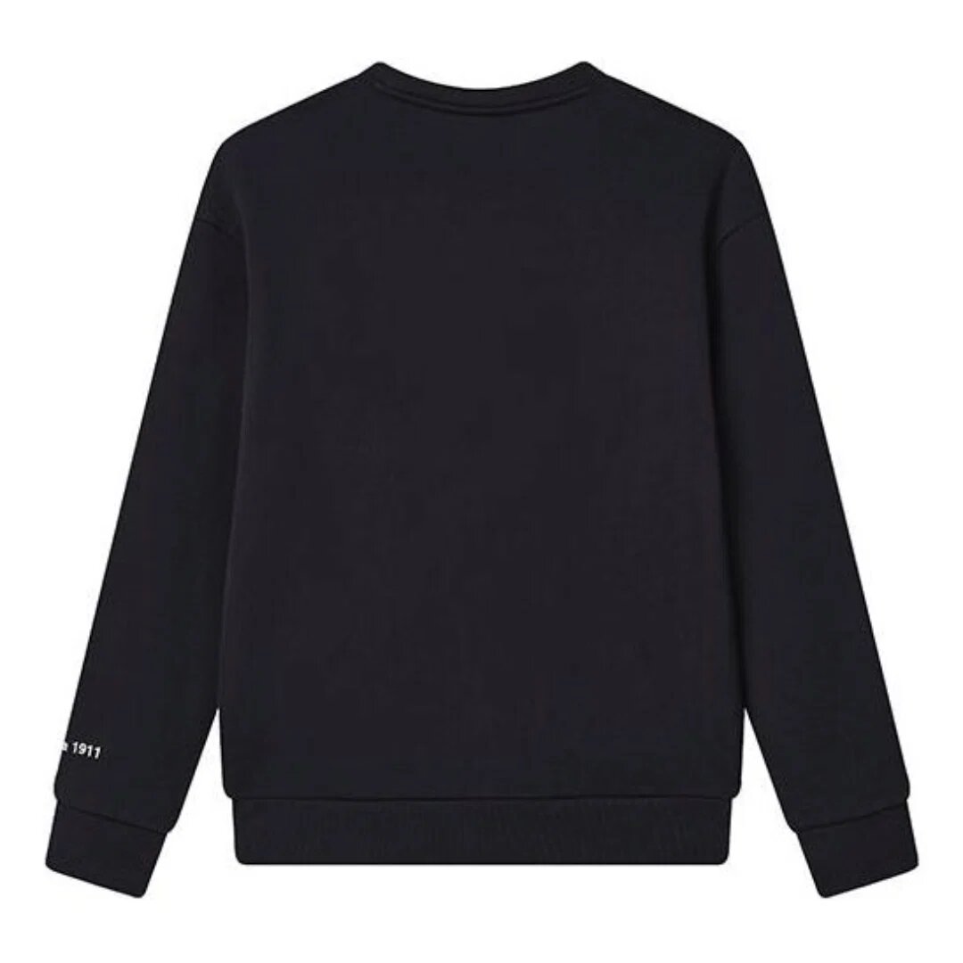 Classic Logo Crew Sweater "Black White"