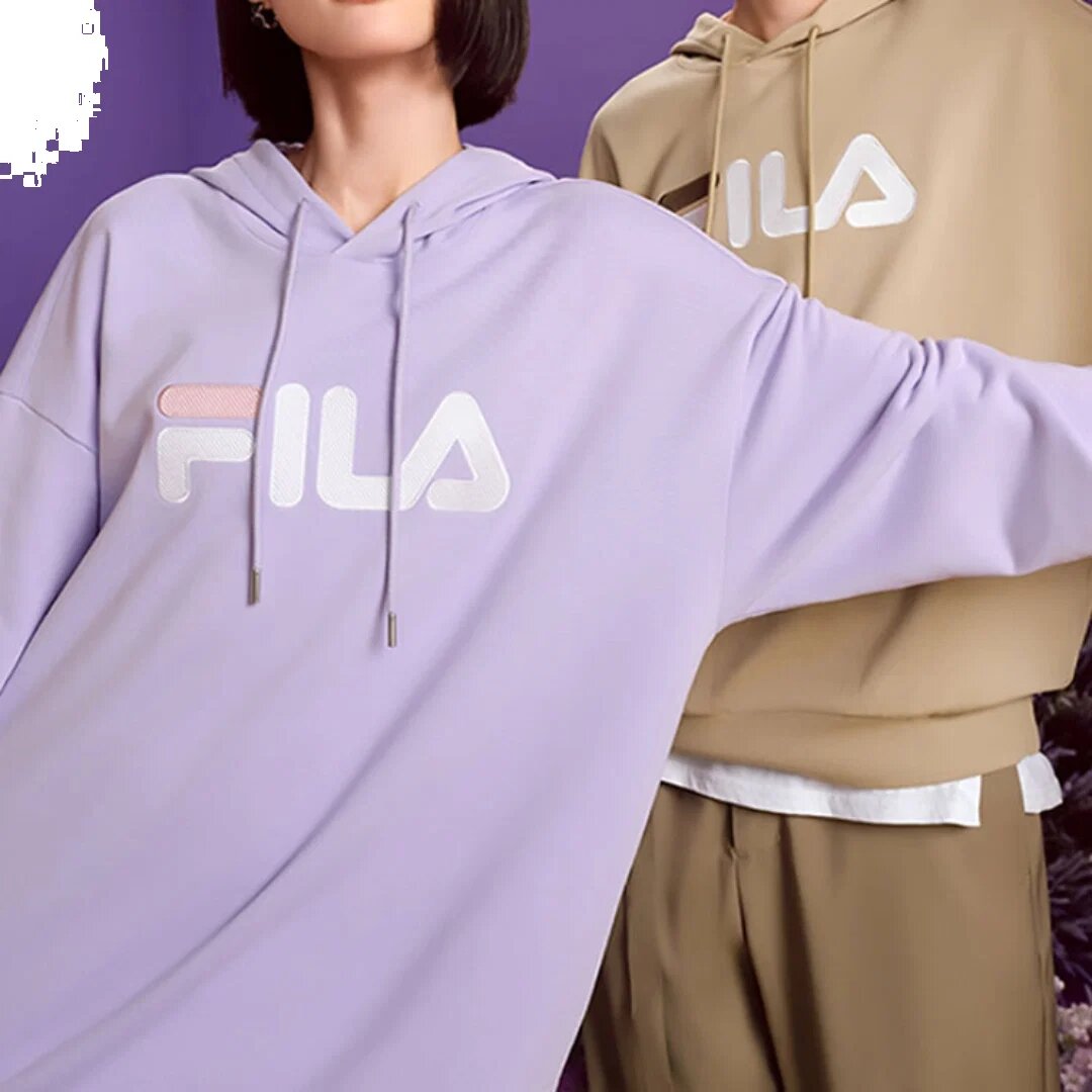 Classic Logo Hoodie "Purple White"