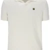 Coconut Milk Denny Diamond Knit Open Collar Polo