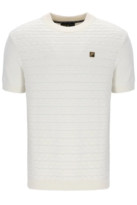 Coconut Milk Don Textured Knitted T-Shirt