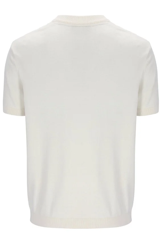 Coconut Milk Don Textured Knitted T-Shirt