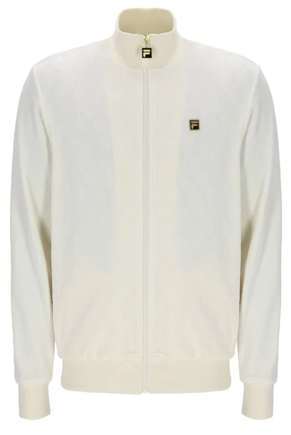 Coconut Milk Hanay Embossed Diamond Jacket