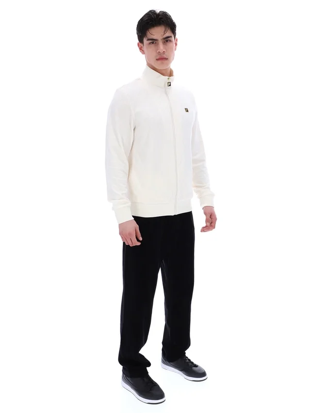 Coconut Milk Hanay Embossed Diamond Jacket