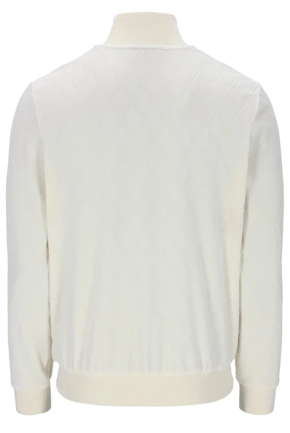 Coconut Milk Hanay Embossed Diamond Jacket